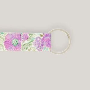 New GANNI Organic Cotton Floral Key Hanger Lanyard